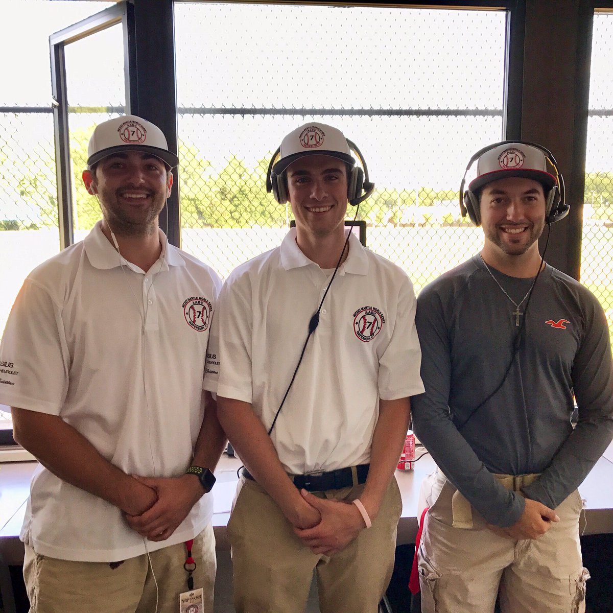 MmwsSocial's tweet photo. On The Cube for tonight's live stream of the championship game (left to right) Matt Finkenzeller, Jack Petrucci, and Chris Saunders. #MMWS17 https://t.co/zXvCxmRU5o