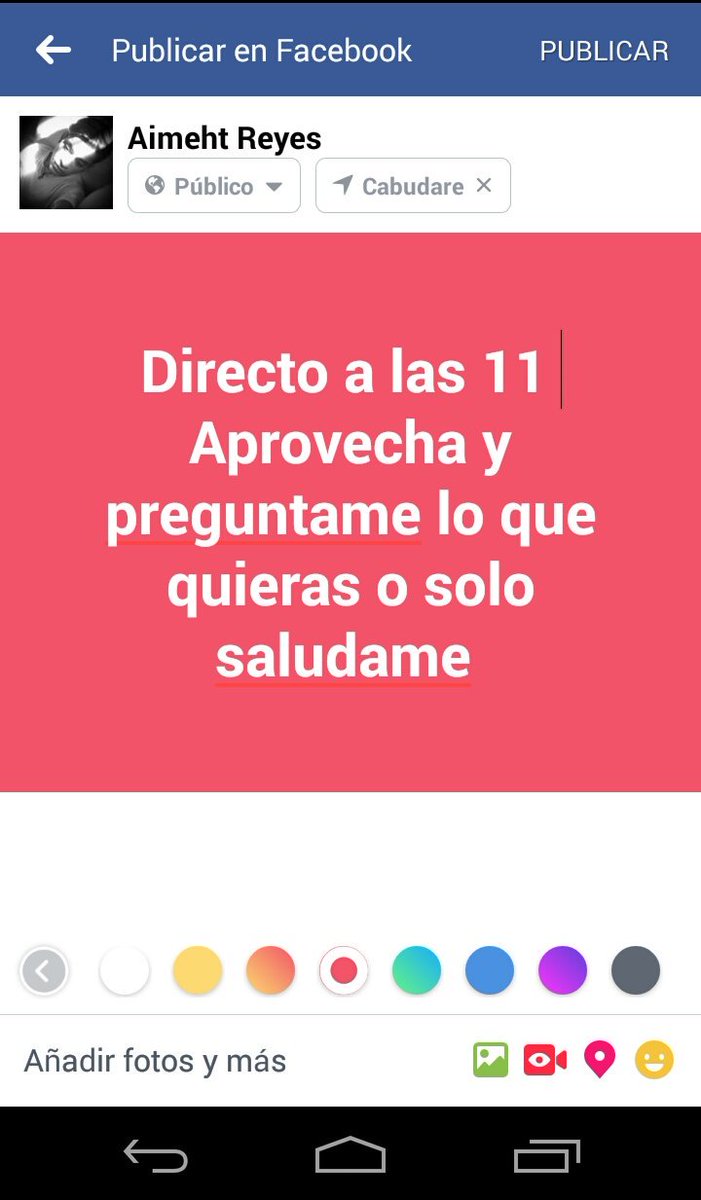 haimet_reyes's tweet photo. Ay esta como me buscan en Facebook para que se lleguen al directo https://t.co/dDRqYmCam9