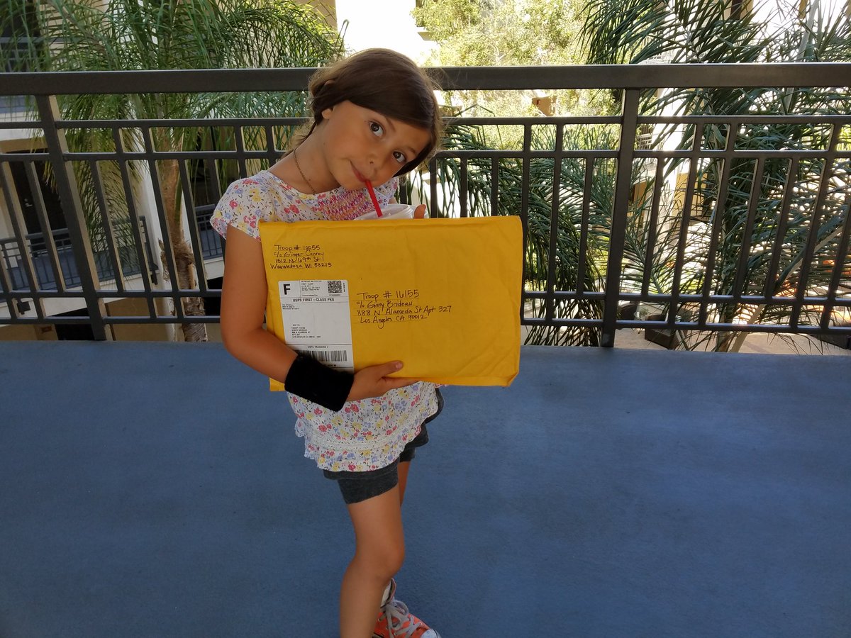 We have received the penpal envelop from <a href="/girlscouts/">Girl Scouts</a> troop 10055