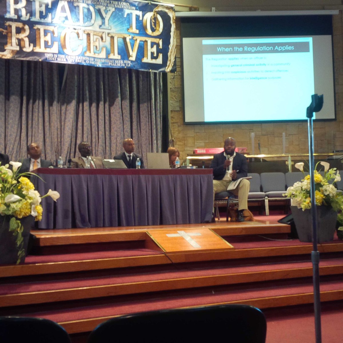 singingbird66's tweet photo. @AnthonyNMorgan past @BLSAC prez speaking at "Know Your Rights" Town Hall hosted by @Nationalbar and @CABLNational https://t.co/ZF6PWSNH0e