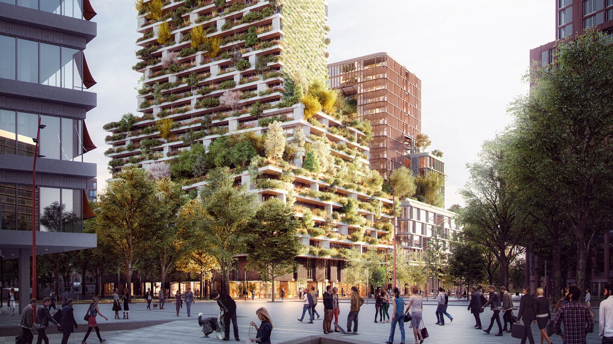 MITdusp's tweet photo. Architect @StefanoBoeri has unveiled plans for his first #verticalforest in the Netherlands
https://t.co/VlSMl4T3zo https://t.co/h3IhjQo1lZ