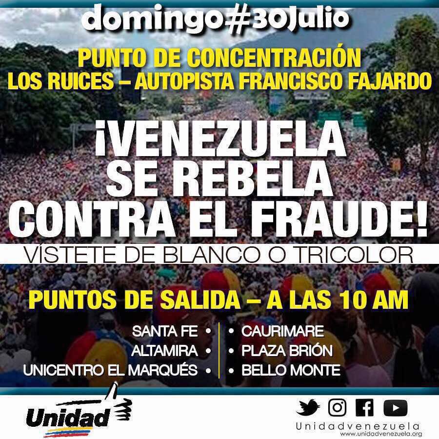 hcapriles's tweet photo. Frente a la dictadura y su fraude constituyente MÁS UNIDAD: junto a @leopoldolopez convocamos a tomar masiva y pacíficamente las calles https://t.co/7Zf4EsHm86