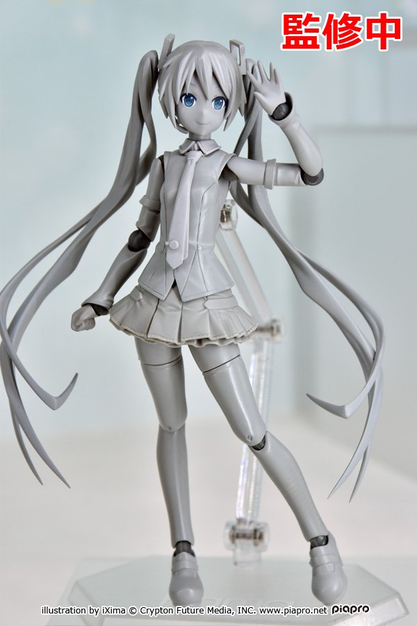 WF展示物紹介】 初音ミクV4Xがfigma化決定！ 原型初お披露目です
