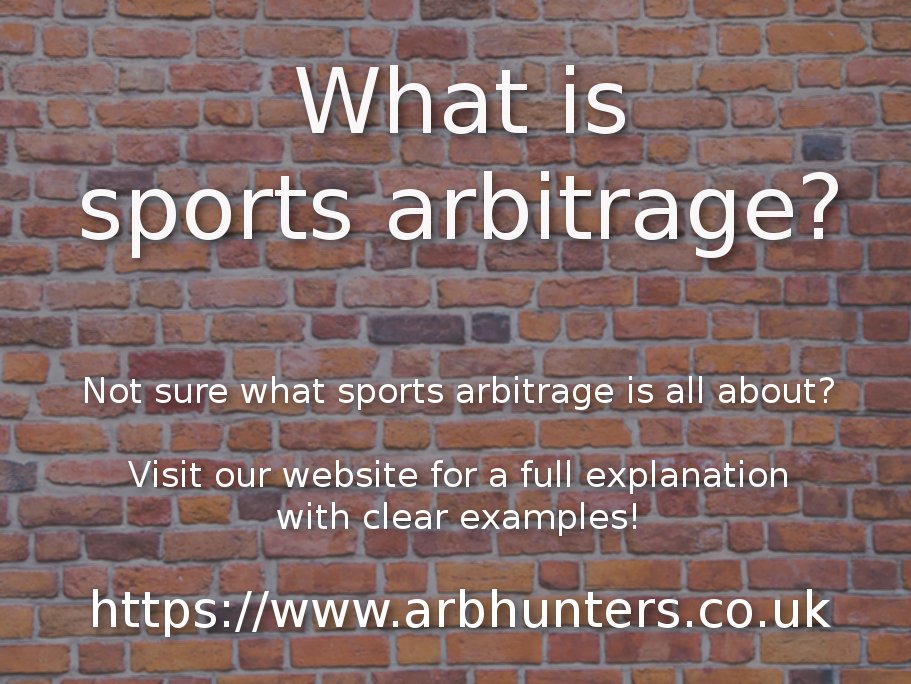 ArbHunters's tweet image. 
