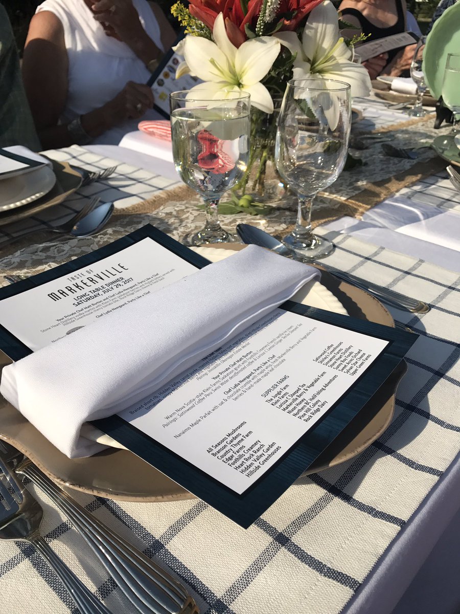 khuising's tweet photo. Annual summer tradition "Long Table Dinner" - #markerville https://t.co/fhCSTKs82h