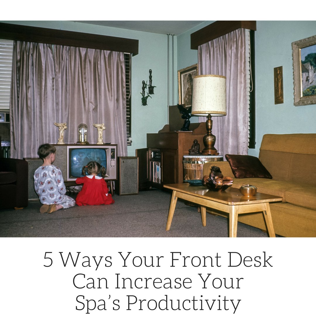 spapreneur's tweet photo. Secret of a great #spas? An excellent #frontdesk. Seriously the front desk is your first #lineofdefense! #AdminChat https://t.co/ArpBm2uAdC https://t.co/Na28yd4IuC