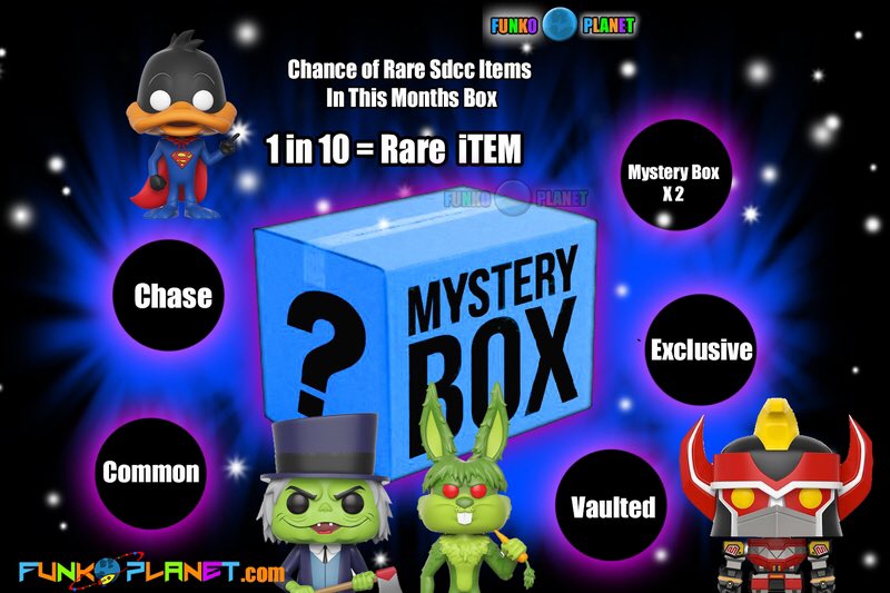 FunkoPlanet's tweet photo. #sdcc edition mystery box going quick only 52% left to order 😃
best box of the year #funko #popvinyl #funkopop #dc #powerrangers #videogames https://t.co/4F651xSYMX