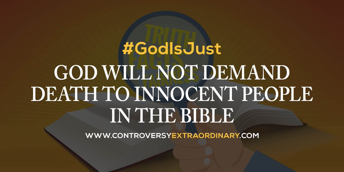 MrControversyX's tweet image. Will GOD demand death to innocent people in the Bible? 

Find out the biblical answer by clicking goo.gl/hhso3N

#GodIsJust