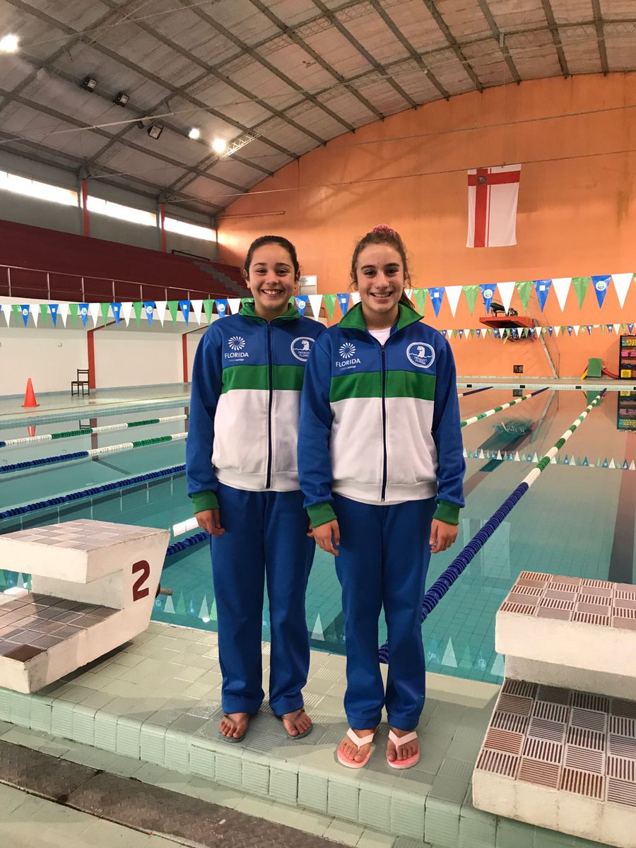 GermanLapasta's tweet photo. Floridenses en Selección Uy 🏊Valentina Castro y Abigail Trezza,compiten en torneo Harols.B en Argentina junto al Coord.Técnico Gustavo Perez https://t.co/DcJWL82d0A