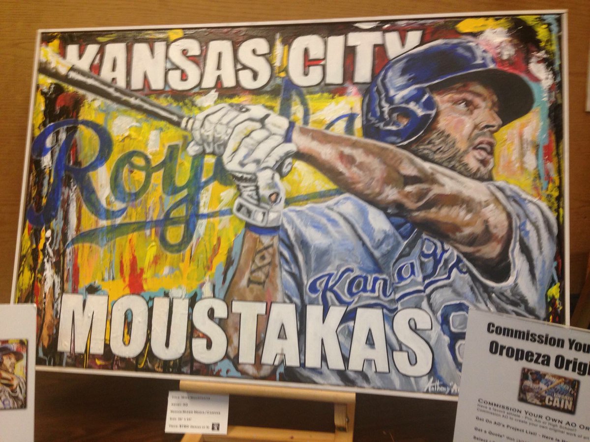 AOART5's tweet photo. Hey Uncle @RexHudler1 - how abt some @royals art behind you & #ryanlefebvre Aug6 for Art at the K frma local boy? RT https://t.co/gOcbB0RV7p