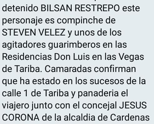 quiones1970's tweet photo. #TACHIRA Todos los terroristas hoy tras las rejas no descansaremos hasta la captura de todos https://t.co/tOcZyFggpA