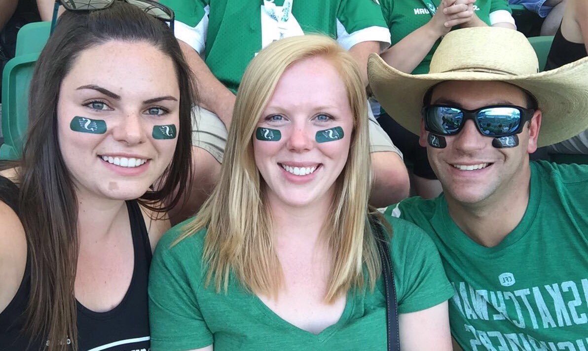 Green is the colour, football is the game! #RIDERSlive