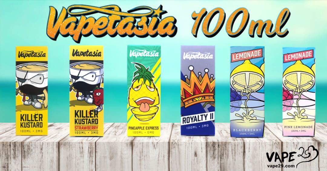 vape_29's tweet photo. Vapetasia classic flavours now available in a 100mL series! Available for $39.99+tax, in-store or online w/ Canada wide free shipping! https://t.co/wGlbvAHVEg