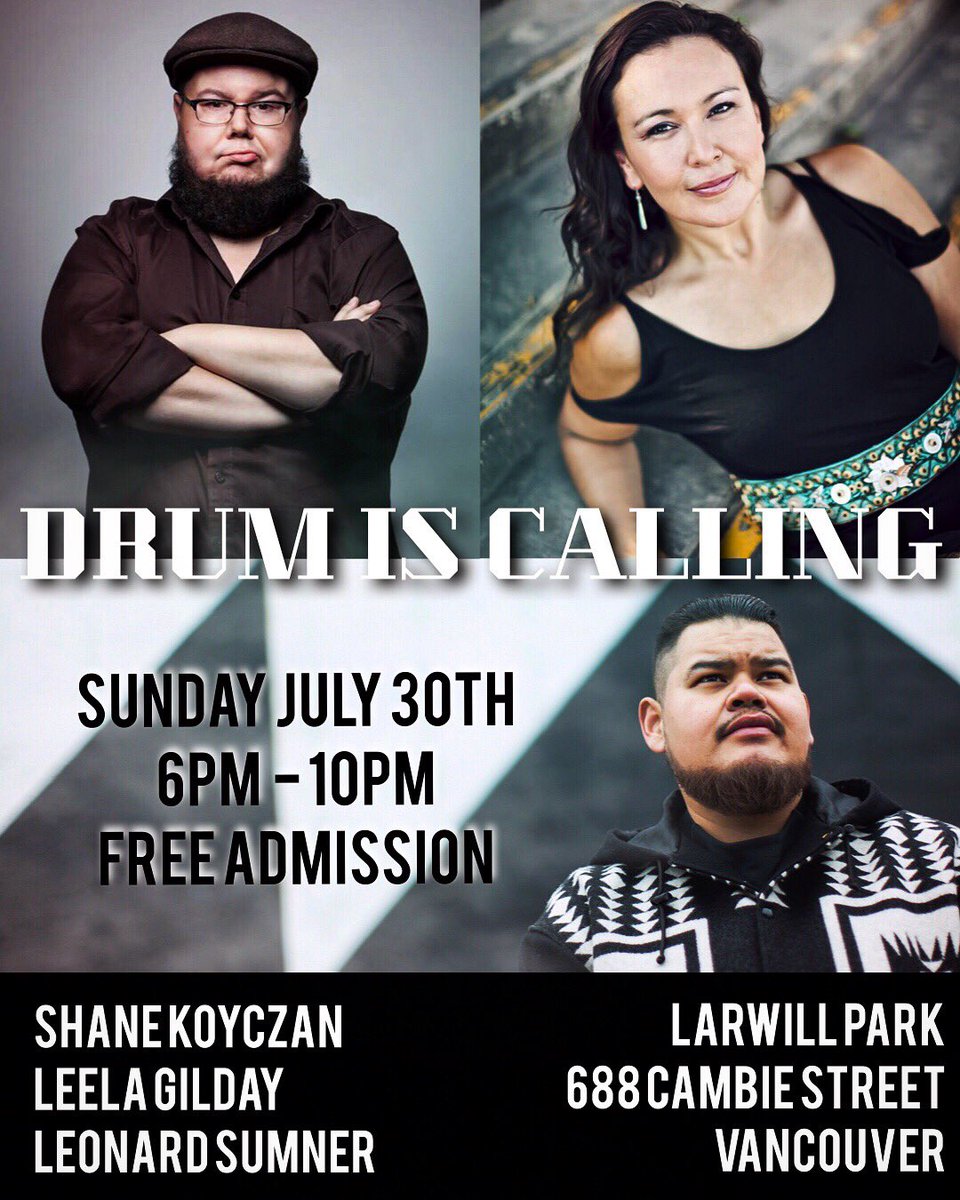 LeonardSumner's tweet photo. Check it out! #Vancouver #YVR #DrumIsCalling https://t.co/uXrAS8jufi