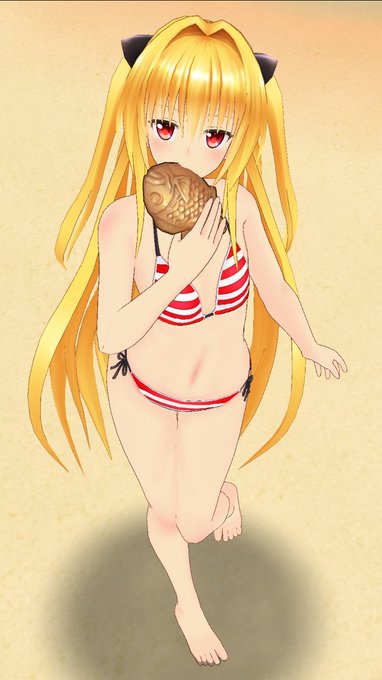 #とらグラ #とらコン2 
やっぱりヤミちゃんにはたい焼き 