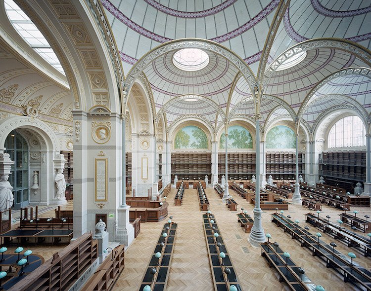 goodreads's tweet photo. The renovated National Library of Paris—aka book heaven. https://t.co/TNlYRuhd22 https://t.co/2htvwC8YlU