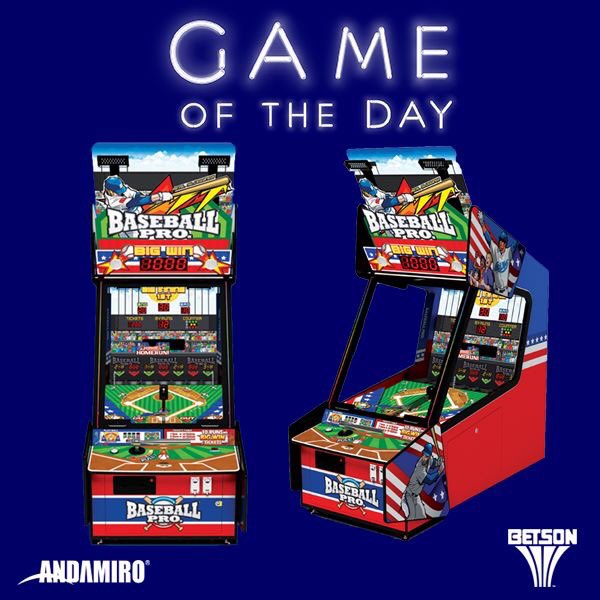 BetsonSolutions's tweet photo. Game of the Day: Baseball Pro by Andamiro! #GameOfTheDay #BaseballPro #Arcade https://t.co/ES460YVIkG