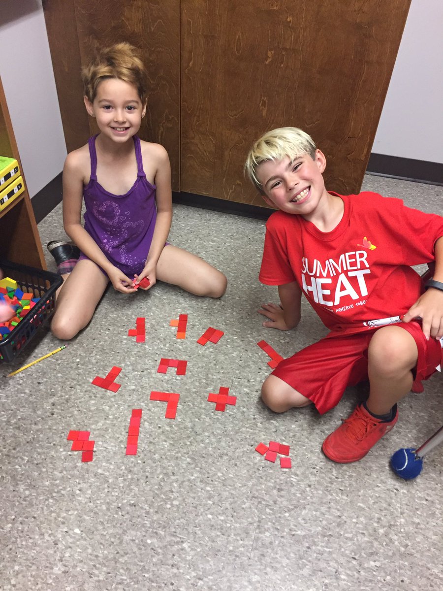 KStewart_KSD's tweet photo. Using Pentominos to create 12 different keys to help save the Princess! @SSSummerHEAT https://t.co/hSorSAutqO