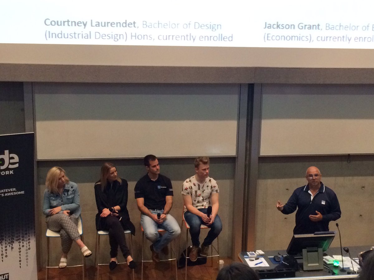 scott_millar_'s tweet photo. Talking studying entrepreneurship at @QUTBusiness with @Storyboardapps @startuphatch @almaandbramble #QUTOpenDay https://t.co/ZB7DTWgmp9