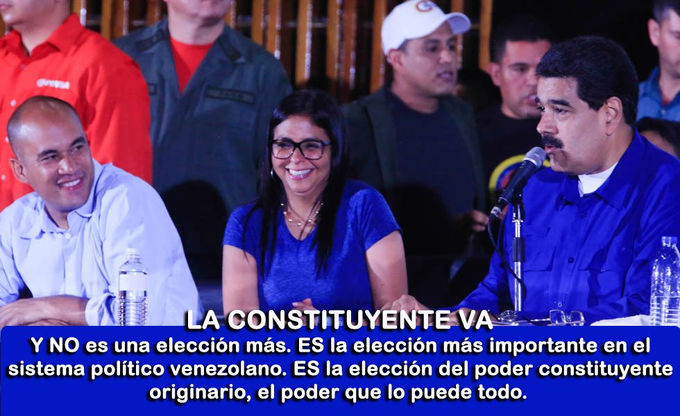 tmaniglia's tweet photo. RAZÓN CONSTITUYENTE.....
Lo explica EL PRESIDENTE @NicolasMaduro https://t.co/ppGBTD6GHb