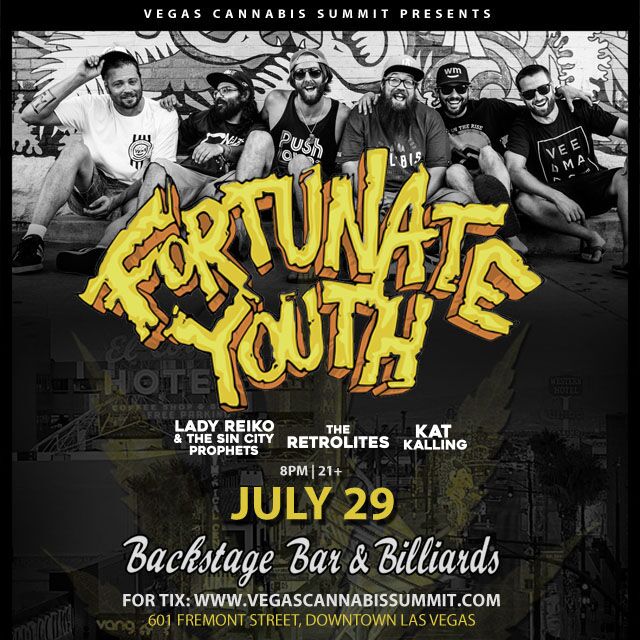 ChinHwal's tweet image. #VCS2017 #AfterParty kicks off at 8p @BackstageBarLV! @FortunateYouth @LadyReiko @TheRetrolites @katkalling @vcannabisSummit  #Vegas #Reggae