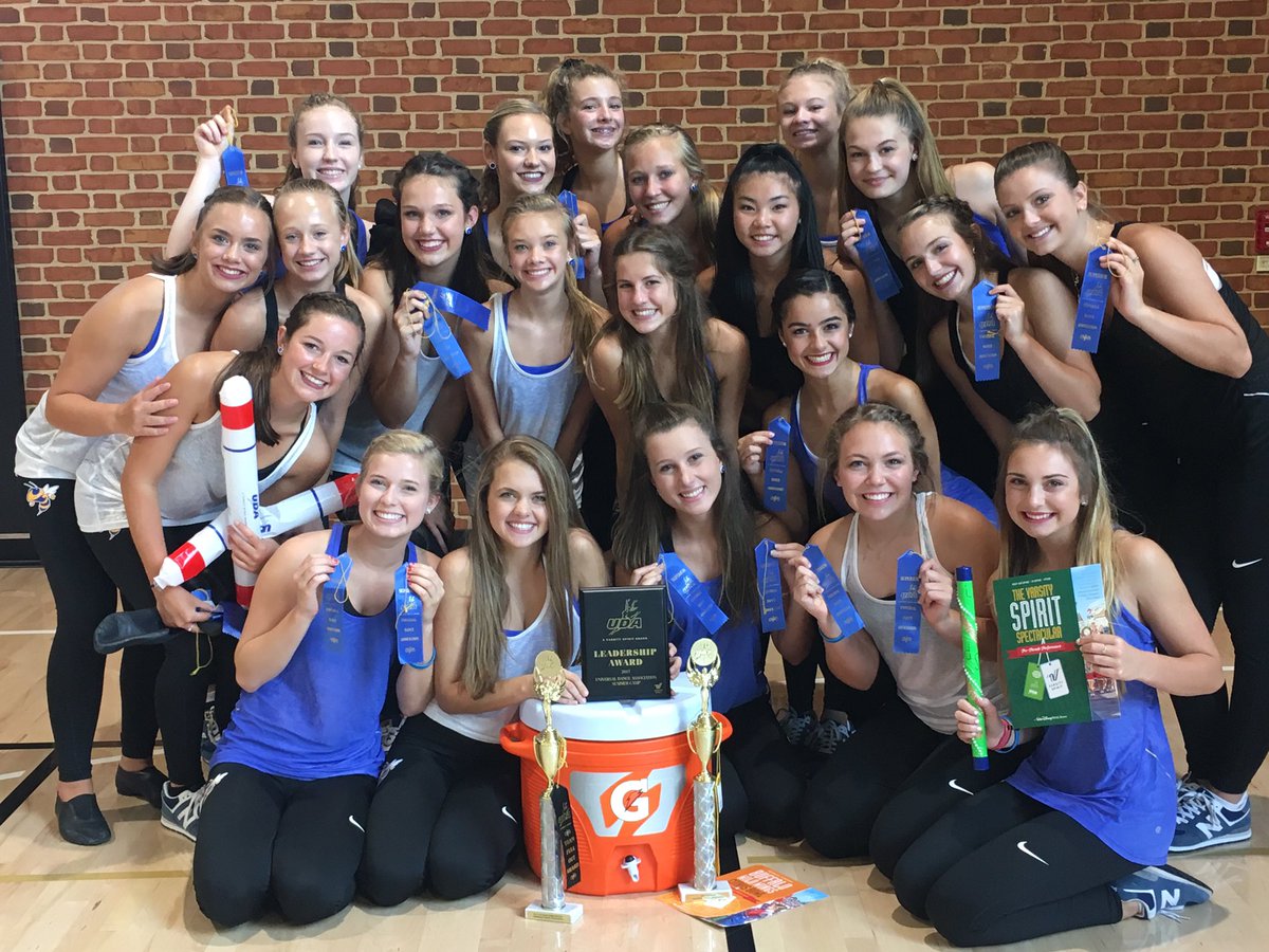 FMHSDanceTeam's tweet photo. UDA 2017 was a success!  1st place in Home Routine, 63 blue ribbons, and Team Leadership award! #WAKEupwithuda☀️ @dchrisFM @FortMillJackets https://t.co/ho58DnpIBZ