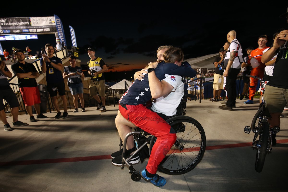 UCI_BMX_Racing's tweet photo. ❤️❤️❤️❤️❤️❤️❤️❤️❤️ #BMXworlds https://t.co/LV1gIVNVzX