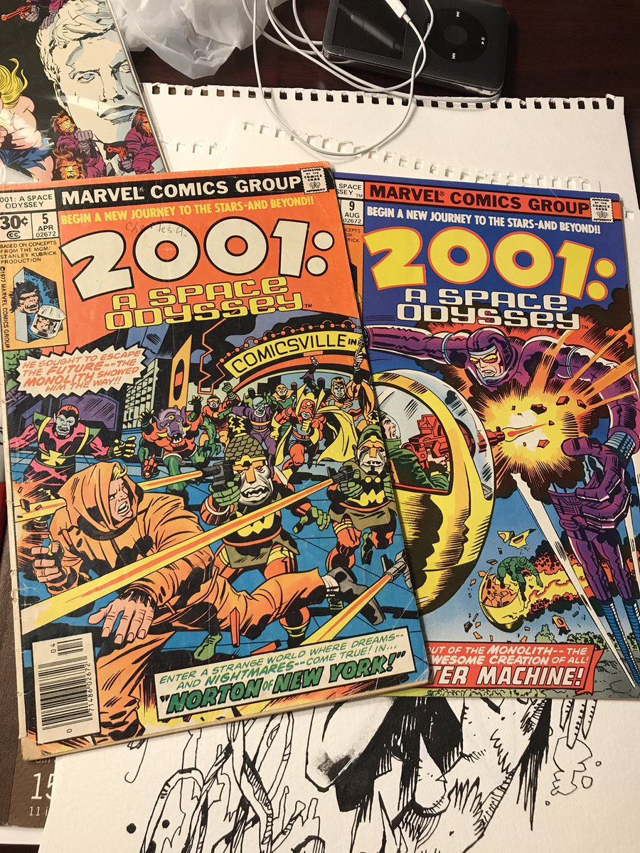 JimMahfood's tweet photo. ...and the collection grows...
@tampabaycomiccon
#jackkirby #2001ad #marvel #comics #classic #scifi #tampabaycomiccon #spaceodyssey https://t.co/tVJFhtDBrM