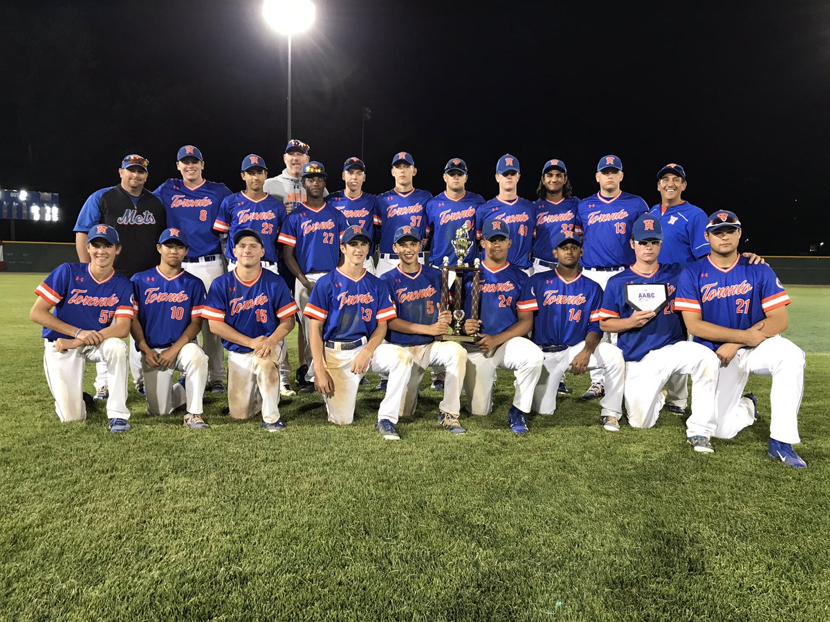 MmwsSocial's tweet photo. Congratulations to the @TorontoMets - your 2017 AABC Mickey Mantle World Series Runner Ups! #MMWS17 https://t.co/fpXbwOLHUZ