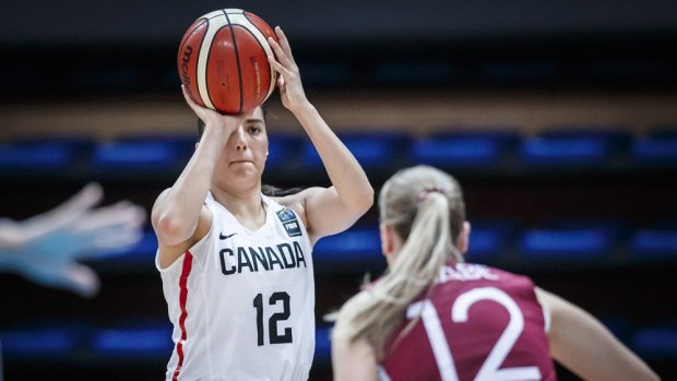 CBCOlympics's tweet photo. Canada to play for 1st-ever bronze at FIBA U19 Women's World Cup
https://t.co/aTYoBSRfKL https://t.co/1lv0cdAfsf