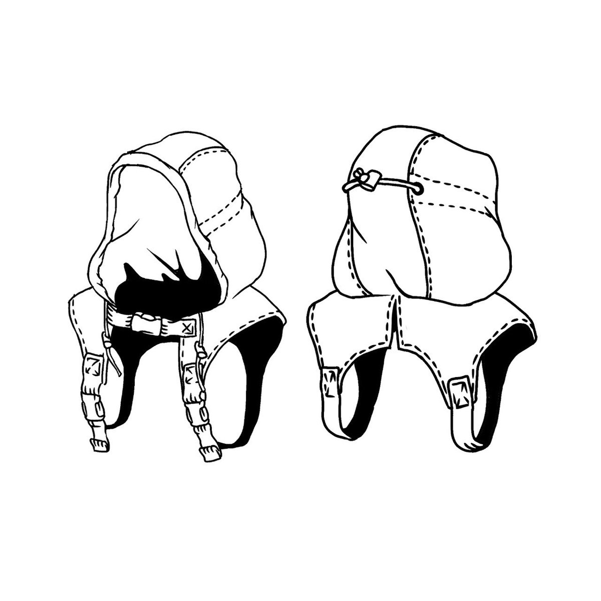 sukeruko's tweet photo. Tactical Alone Hoodの予約開始致です。
今までにない、完全に独立した着るフードです！！
柄の名前の下にあるBがバックル、Wがウェビングの色となります。
定価7200円　8月20日締切の予約生産品です。

https://t.co/mLNfHILguS https://t.co/LqxofKd0pJ