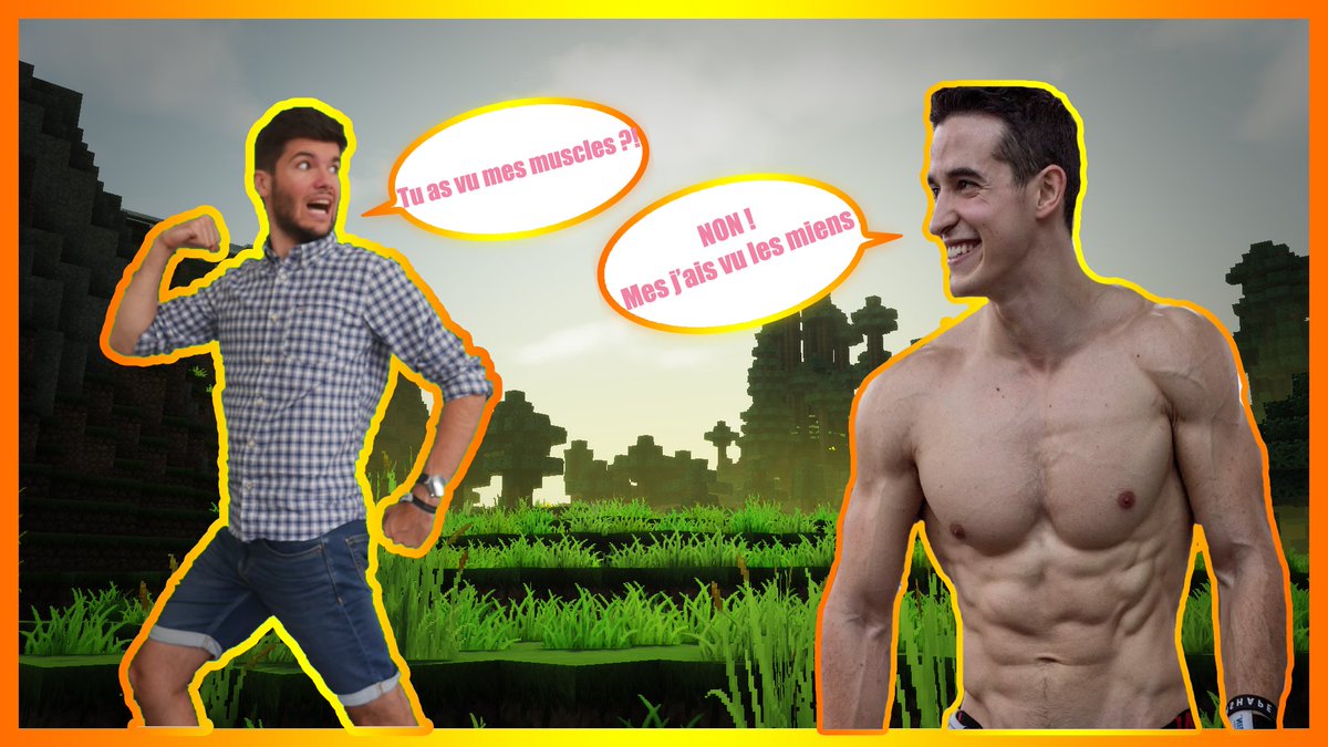 IronbaMinecraft's tweet photo. #agentgbuzz4 @agenlgar
- Tu as vu mes muscles ?!
-Non ! Mais j'ais vu les miens https://t.co/buO0uW57Ba