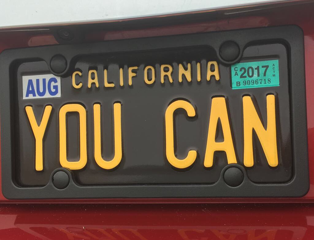 lassi_noponen's tweet photo. How inspiring it this piece of advice on a register plate! Califoria doing! #mydayin #venicebeach @vbwines #cleantechinvest @CleantechFIN https://t.co/vaYN6ysOQy