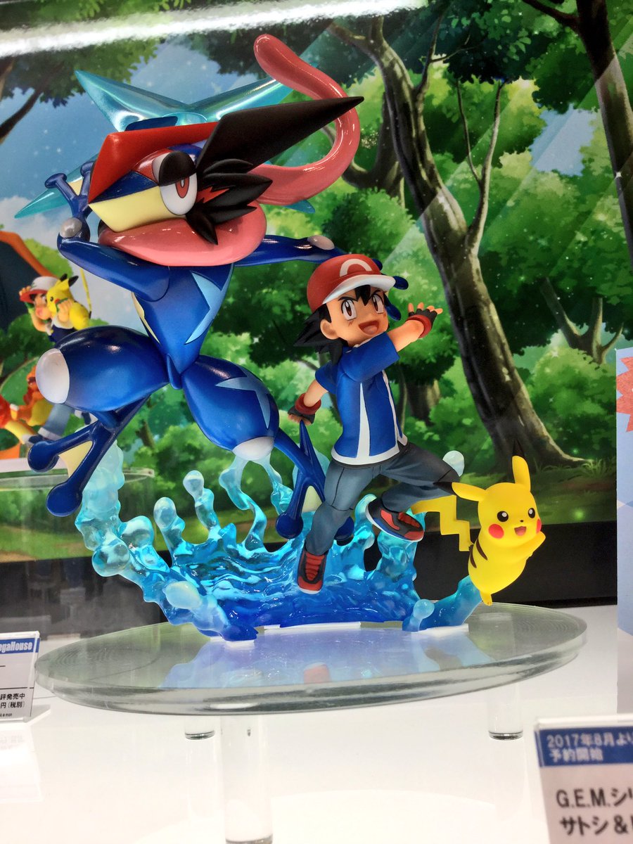 メガハウス メガホビ Wf17s メガハウスブース展示情報 絆を感じるg E M ポケットモンスターシリーズのサトシ ピカチュウ サトシゲッコウガは夏にぴったりのみずしゅりけん Pokemon ポケモン