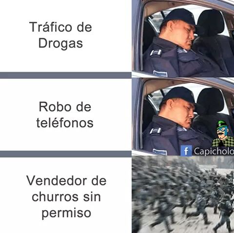 izcalliciudadan's tweet image. Así la policía en cada lugar de este defraudado Estado de México y la CDMX