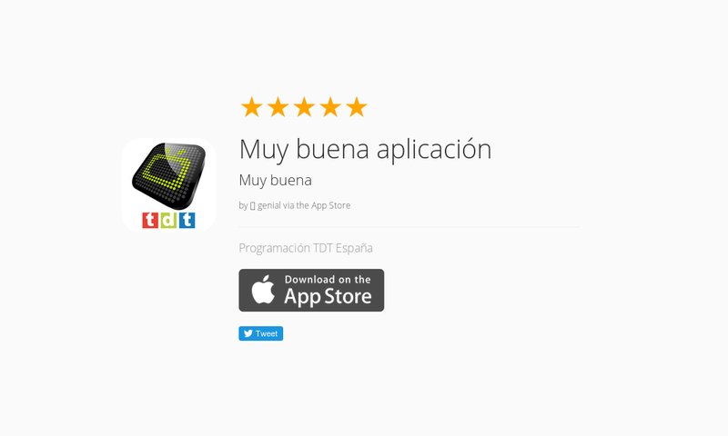 programaciontdt's tweet image. 5 Star Review: &quot;Muy buena aplicación: Muy buena&quot; launchkit.io/reviews/qAEnZD…