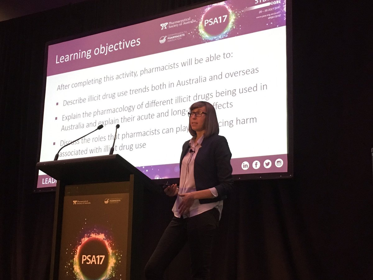 GillTaren's tweet photo. @JacintaAdelaide presenting on illicit drug use! #ECP @PSA_National #PSASYD17 https://t.co/VDOzmdjRdR
