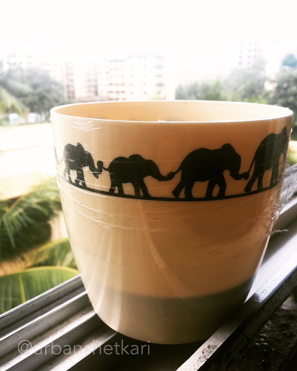 UrbanShetkari's tweet photo. Like and follow our page to get 25% off on our limited edition Elephant print Self watering planters. Contact us right now! #urbanshetkari https://t.co/iuHDWE1QWb