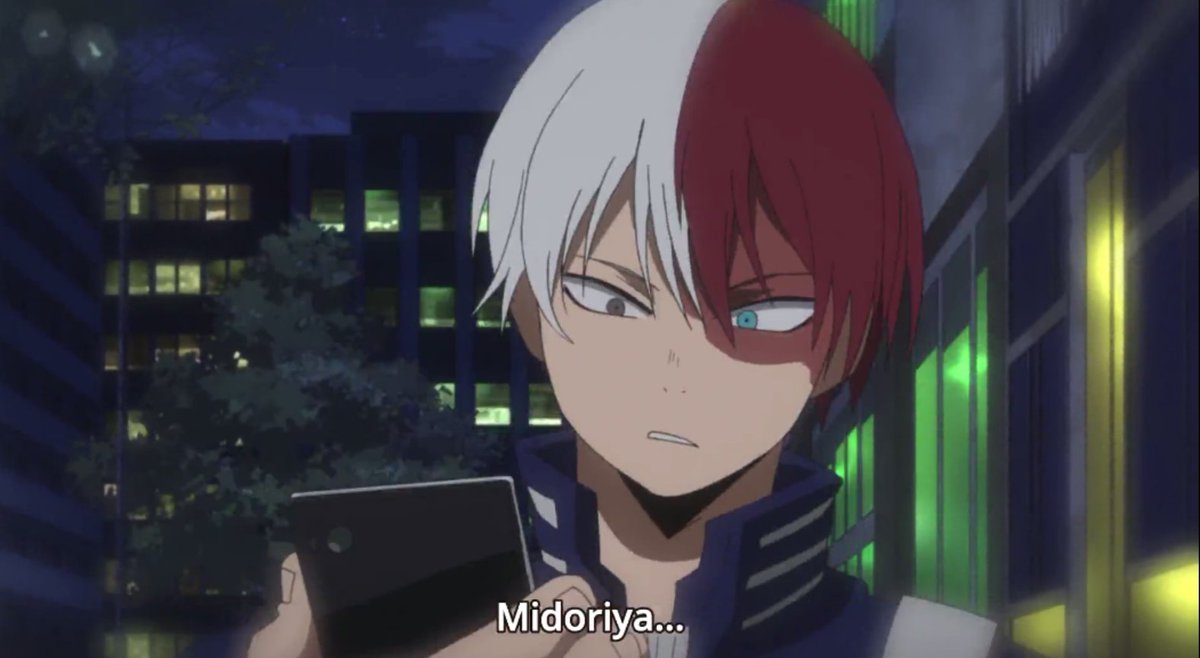 matcharie's tweet photo. TODOROKI 'BYE DAD MIDORIYA NEEDS ME' SHOUTO https://t.co/71z8gMvo6w