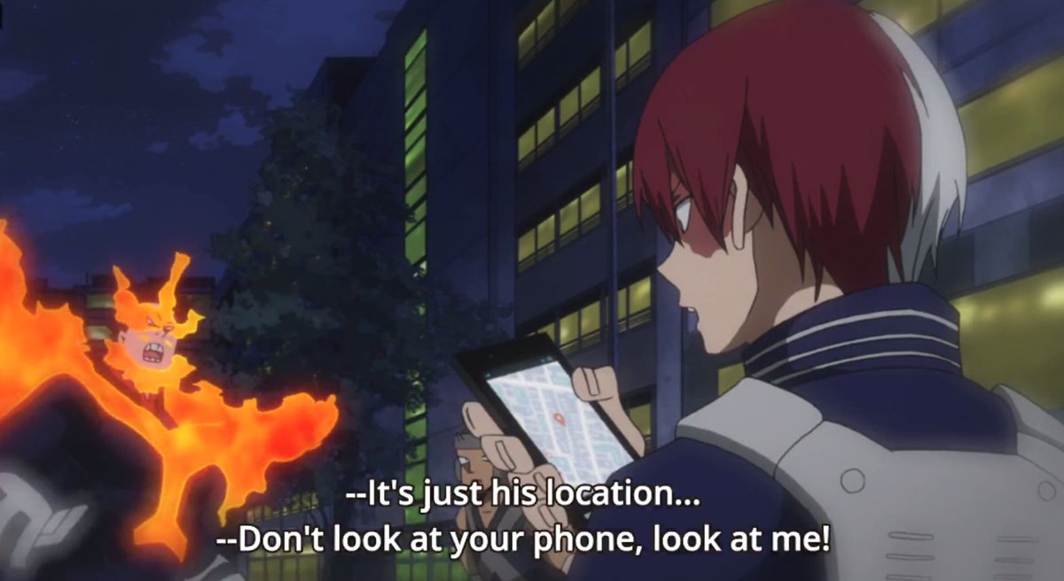 matcharie's tweet photo. TODOROKI 'BYE DAD MIDORIYA NEEDS ME' SHOUTO https://t.co/71z8gMvo6w