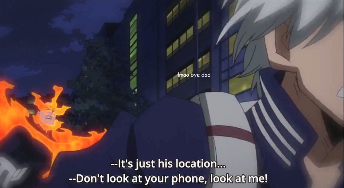 matcharie's tweet photo. TODOROKI 'BYE DAD MIDORIYA NEEDS ME' SHOUTO https://t.co/71z8gMvo6w