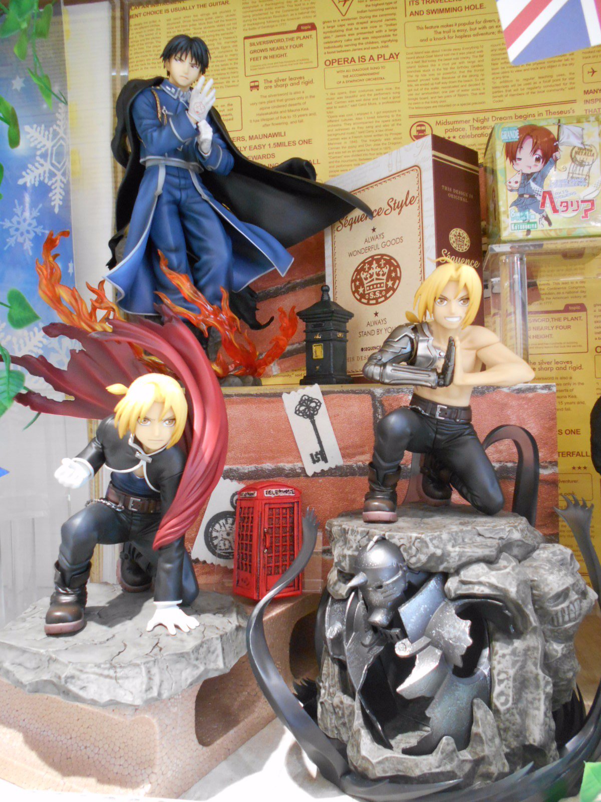 コトブキヤ立川本店 立川本店１ｆ 予約受付中 ８月発売予定 Artfx J エドワード エルリック Limited Edition 通常版 只今サンプル展示中です エドの最高にかっこいいシーンの立体化 是非 実物をご覧になってみてください ハガレン 鋼の錬金術