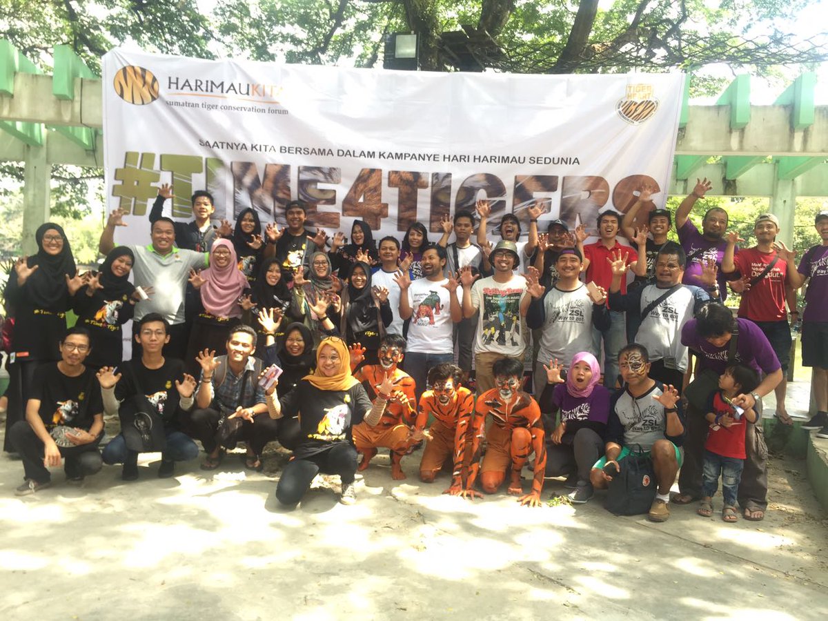 kemenhut_ri's tweet photo. Ini dia #Time4Tiger ala teman-teman @KementerianLHK . Kiriman @tnleuser dan @bksdasumsel https://t.co/zQ7zDm668M