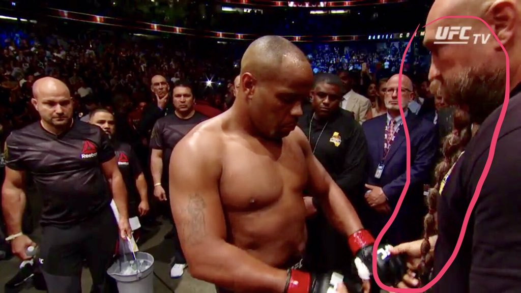 noblindfollower's tweet photo. @ufc @JonnyBones But biggest question of #UFC214 still remains unanswered.
Who's #BeardDude?? https://t.co/GlUt10g6aU
