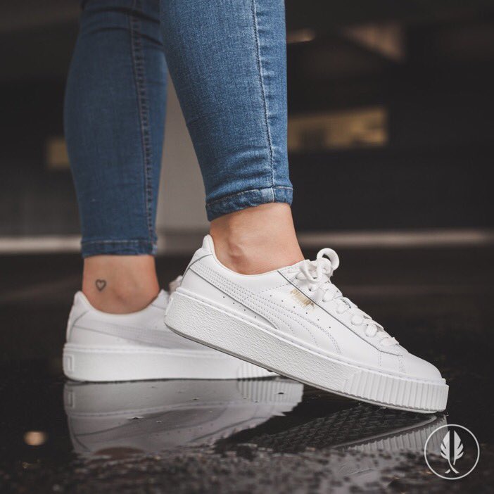 puma women's basket platform sneaker