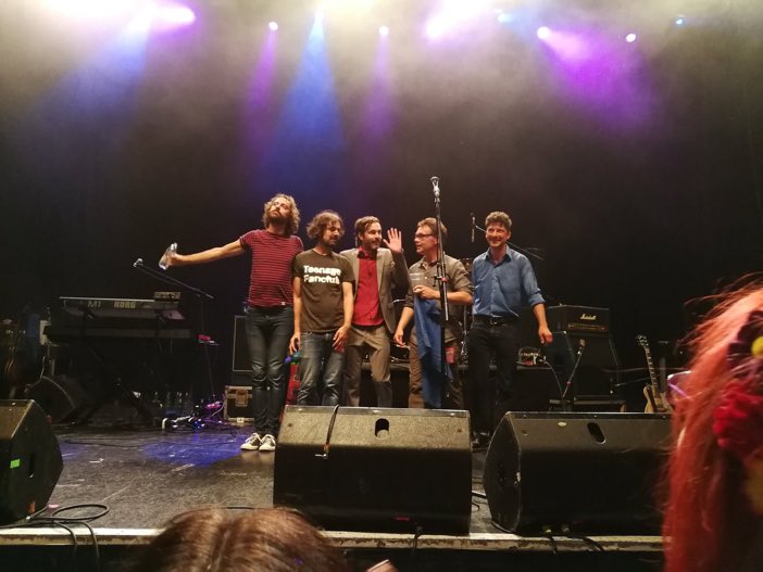 Spotted at <a href="/TheBluetones/">The Bluetones</a> show, a <a href="/TeenageFanclub/">Teenage Fanclub</a> shirt. ❤️