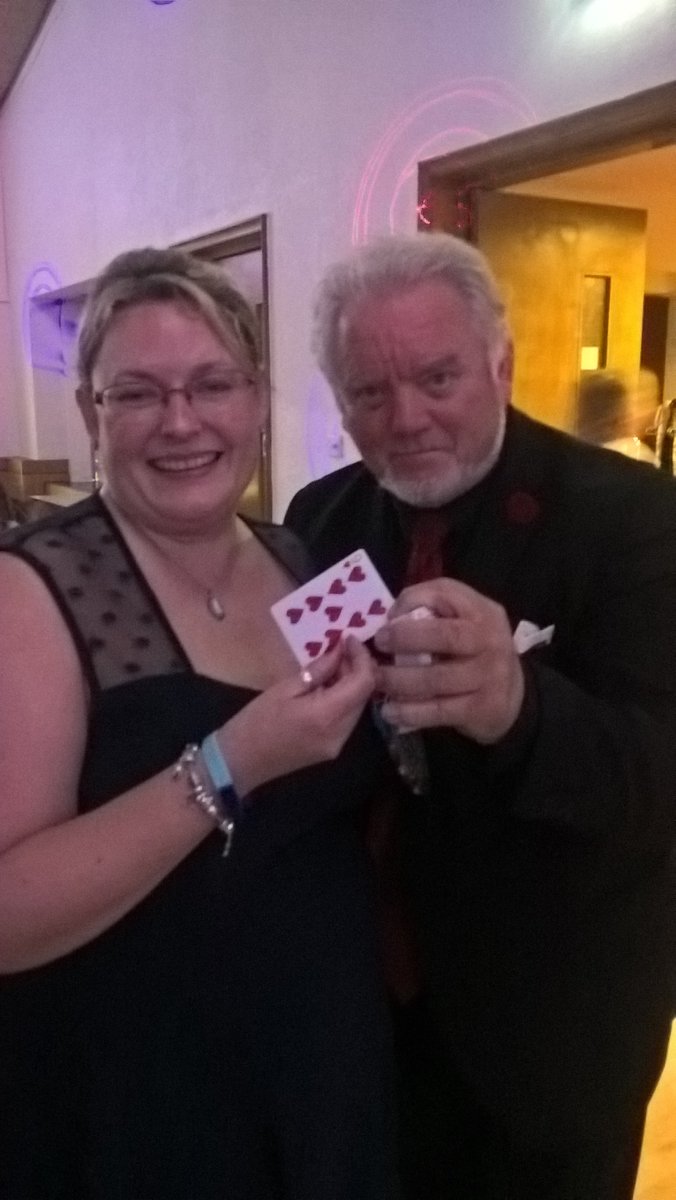 More Close-up Magic on Saturday evening with the Lovely Emma and Kev, enjoying a joint Birthday Party, Fantastic family and Friends.