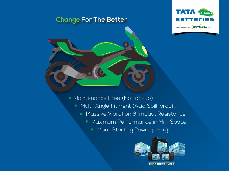 Tatagreenbatery's tweet photo. Change demands taking the road less traveled. #VelocityPlus #Twowheelerbatteries by #TATAGreenBatteries. https://t.co/rpCKuedRbH