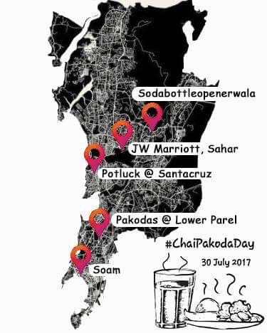 RushinaMG's tweet photo. Ok going live from @SbowInd #Powai to start of our trail for #ChaiPakodaDay. @VernikaAwal ready for serious Pakoda eating. https://t.co/XBuwAcrRWg