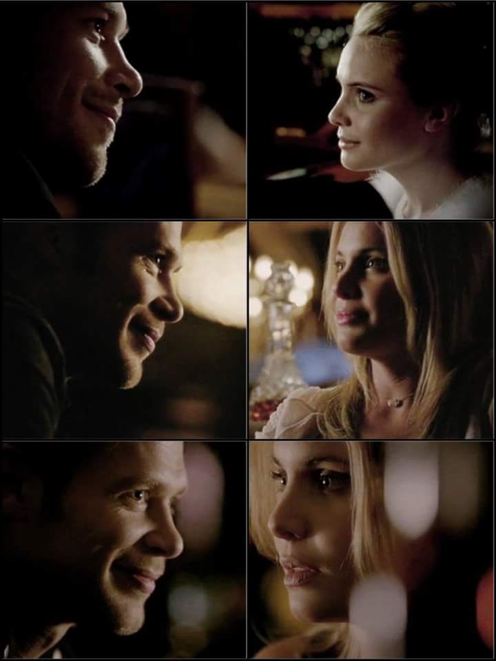 SyuZiMorgan's tweet photo. When they say Klaus wasn't happy with Cami, friendly reminder... he always wanted to make her smile #OTP #Klamille #TrueLove #BringCamiBack https://t.co/L3jPcongzL